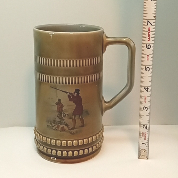 Vintage Wade Irish Porcelain stein mug with Irish fox hunt scene. No flaws - Picture 6 of 8